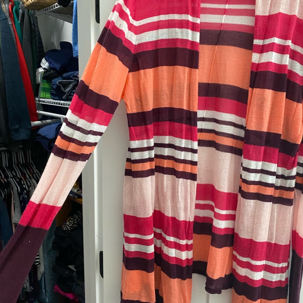Lane Bryant multi color cardigan 18/20